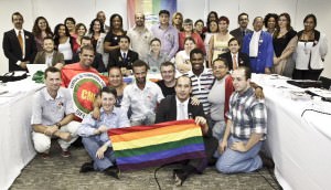 O Conselho Nacional de Lésbicas, Gays, Bissexuais, Travestis e Transexuais (foto de Tamires Kopp)