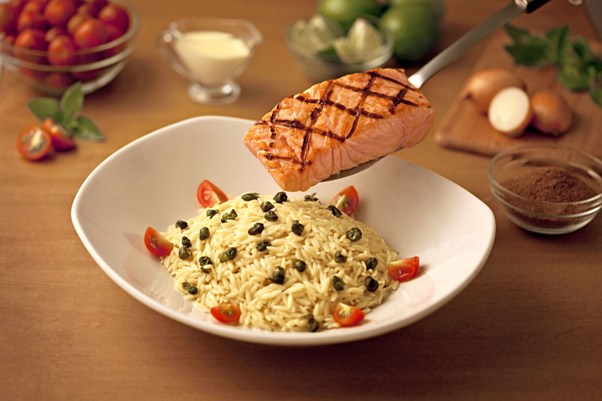Salmone e Orzo