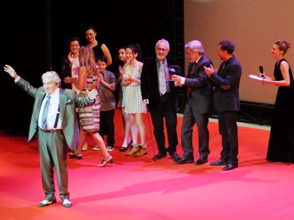 Domingos de Oliveira foi o homenageado da premiação (Foto: Alexandre Durão/ G1)