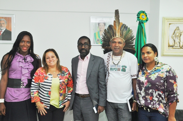 Ariselma Pereira secretária estadual de Justiça, Cidadania e Direitos Humanos (SJCDH) recebeu visitas na nova sede