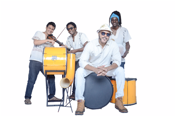 Banda Afrodisíaco. Foto: Divulgação.