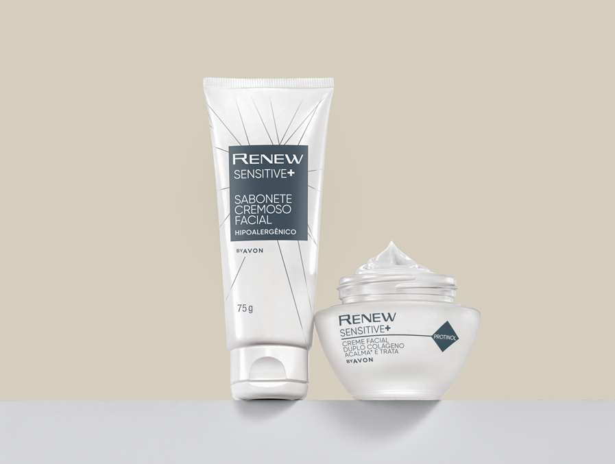 Avon lança Renew Sensitive+, o antissinais para todas as idades e peles  sensíveis